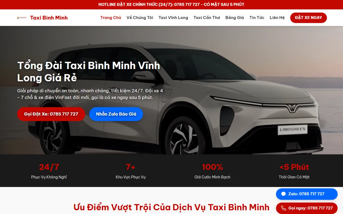 Bản xem trước dự án Tổng Đài Bình Minh Giá Rẻ